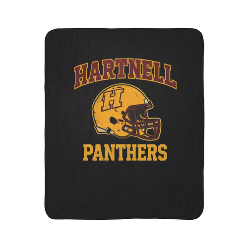 Hartnell Panthers Football Fleece Sherpa Blanket - Cozy Team Throw