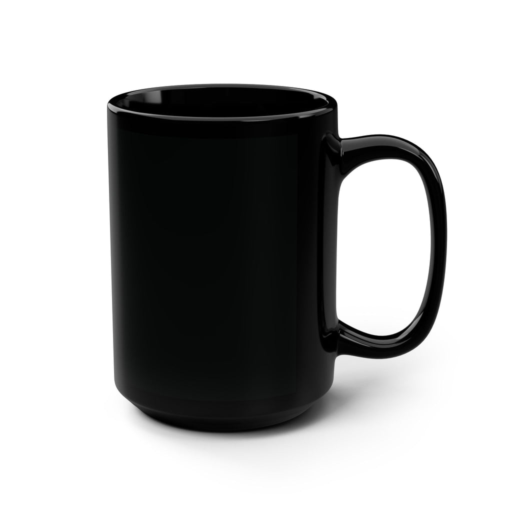 Black 15oz Mug — Gothic "Mob" Lettering Coffee Cup