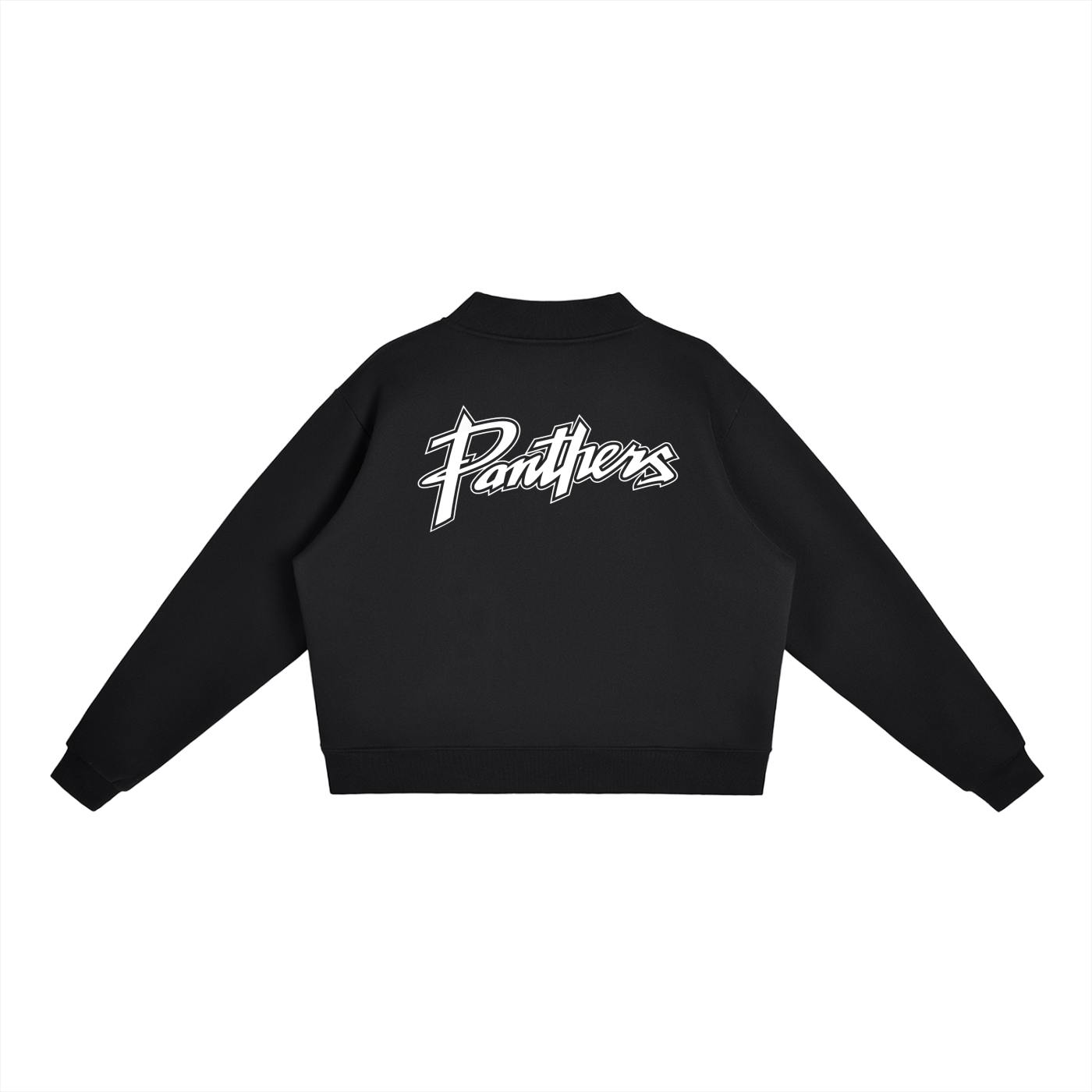 Womens Hmob Cursive Fleece Mock-Neck Crew Sweatshirt